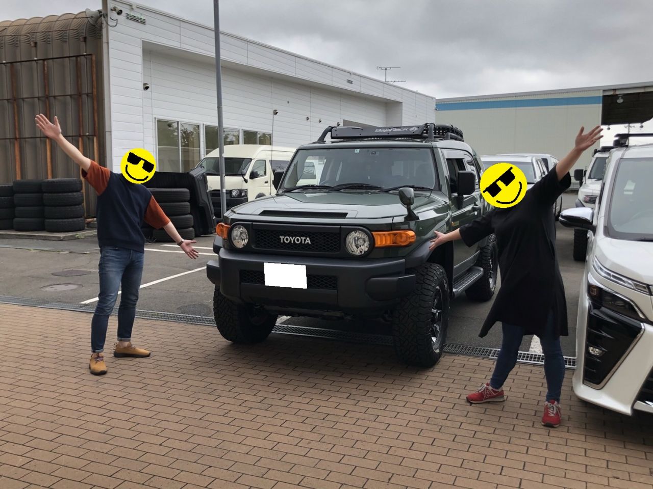 千葉県　O様FAM👨👩　FJクルーザー　ジムニーをご納車です🚙💨